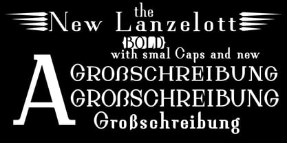 New Lanzelott Font Poster 1