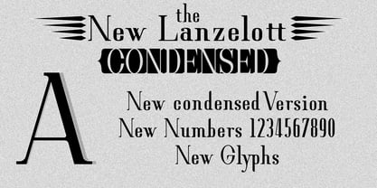 New Lanzelott Font Poster 2