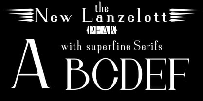 New Lanzelott Font Poster 5