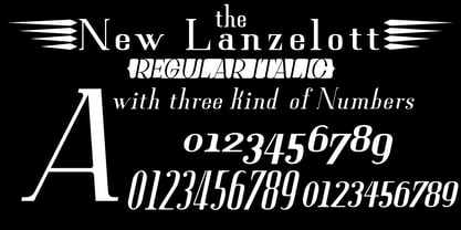 New Lanzelott Font Poster 6