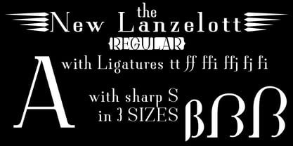 New Lanzelott Font Poster 7