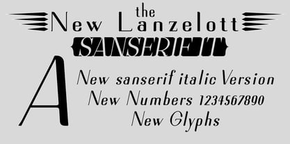 New Lanzelott Font Poster 8