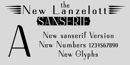 New Lanzelott Font Poster 9