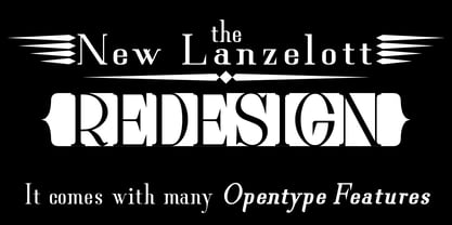 New Lanzelott Font Poster 12