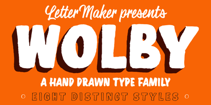 Wolby Font Poster 1