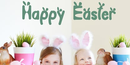 Hola Easter Font Poster 3