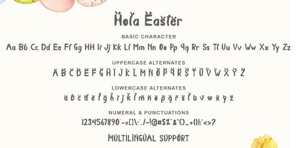 Hola Easter Font Poster 7