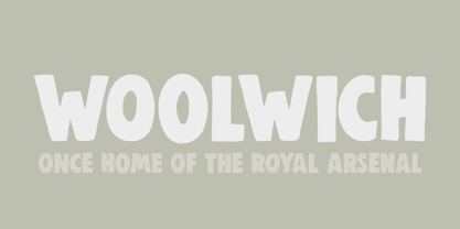 Woolwich Font Poster 5