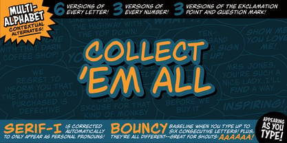Collect Em All BB Font Poster 2