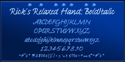 Ricks Relaxed Hand Police Poster 7