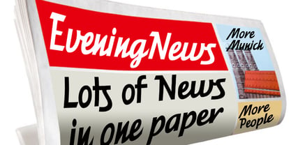 Eveningnews Font Poster 2