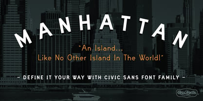 Civic Sans Font Poster 10