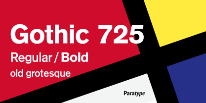 Gothic 725 Font Poster 5