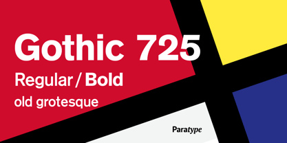 Gothic 725 Font Poster 1