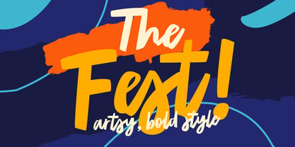 TF The Fest Font Poster 3