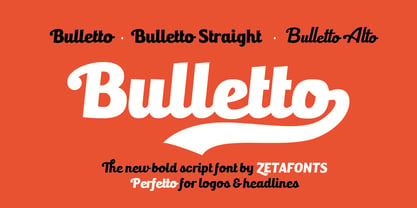 Bulletto Font Poster 1