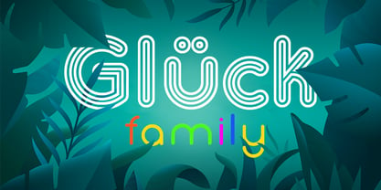 Gluck Font Poster 1