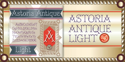 Astoria Antique SG Font Poster 1