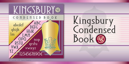 Kingsbury Condensed SG Font Poster 1