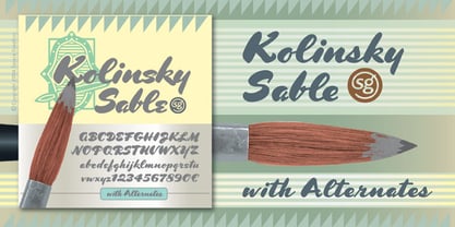 Kolinsky Sable SG Font Poster 1