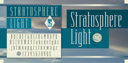 Stratosphere SG Font Poster 1