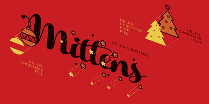 Hello Christmas Font Poster 4