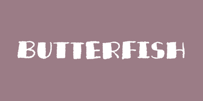 Butterfish Font Poster 5