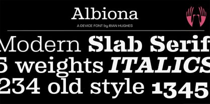 Albiona Font Poster 1