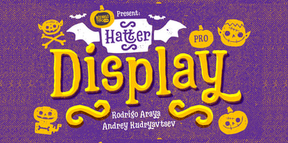 Hatter Display Pro Font Poster 4