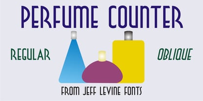 Perfume Counter JNL Font Poster 1