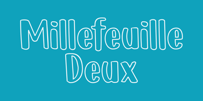 Millefeuille Font Poster 5