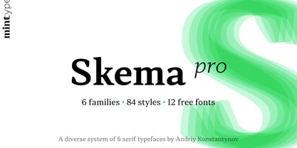 Skema Pro Font Poster 1