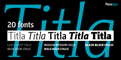 Titla Font Poster 3