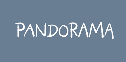 Pandorama Font Poster 4