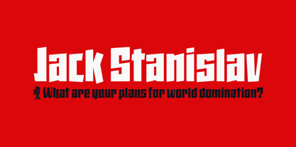 Jack Stanislav Font Poster 2