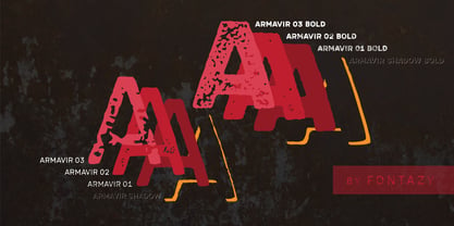 Armavir Font Poster 4