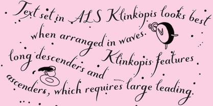 ALS Klinkopis Fuente Póster 1