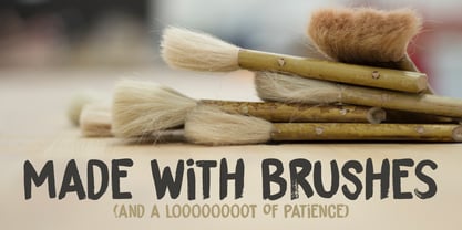 Brushzilla Font Poster 5