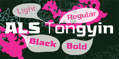 ALS Tongyin Font Poster 1