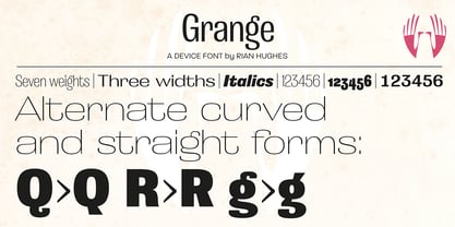 Grange Font Poster 5