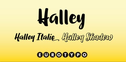 Halley Font Poster 1