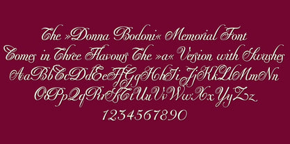 Donna Bodoni Font Poster 3