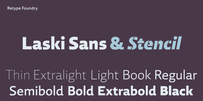 Laski Sans Font Poster 1