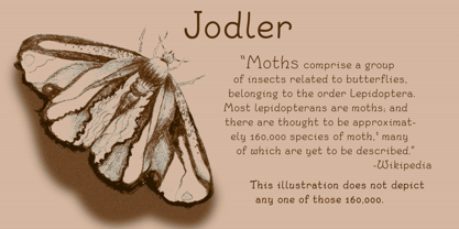 Jodler Font Poster 2