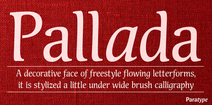 Pallada Font Poster 1