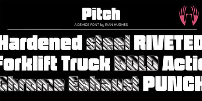 Pitch Font Poster 1