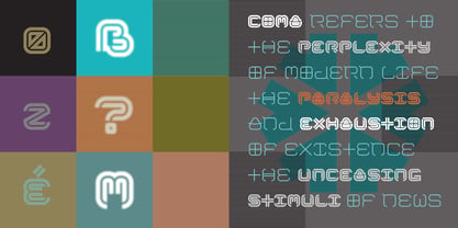 Coma Font Poster 4