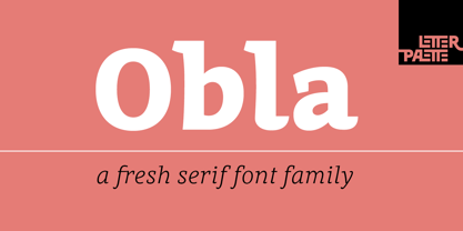 Obla Font Poster 1