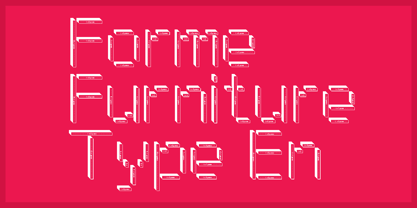 Furniture Type Font Poster 6