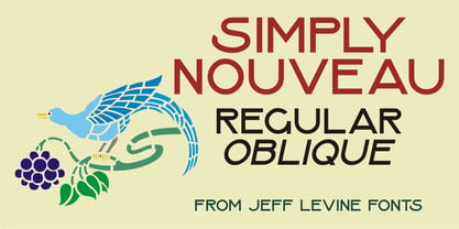 Simply Nouveau JNL Font Poster 1